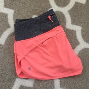 Coral Lulu running shorts